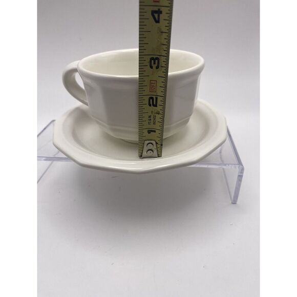 Pfaltzgraff Heritage White Cups/Mugs & Saucers-Crafted‎ In USA- - Picture 7 of 8